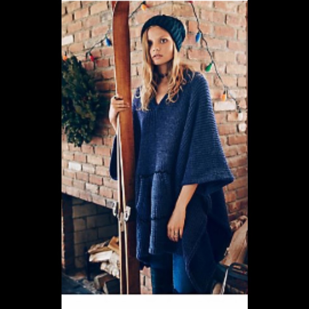 Free people oversize hooded sweater.